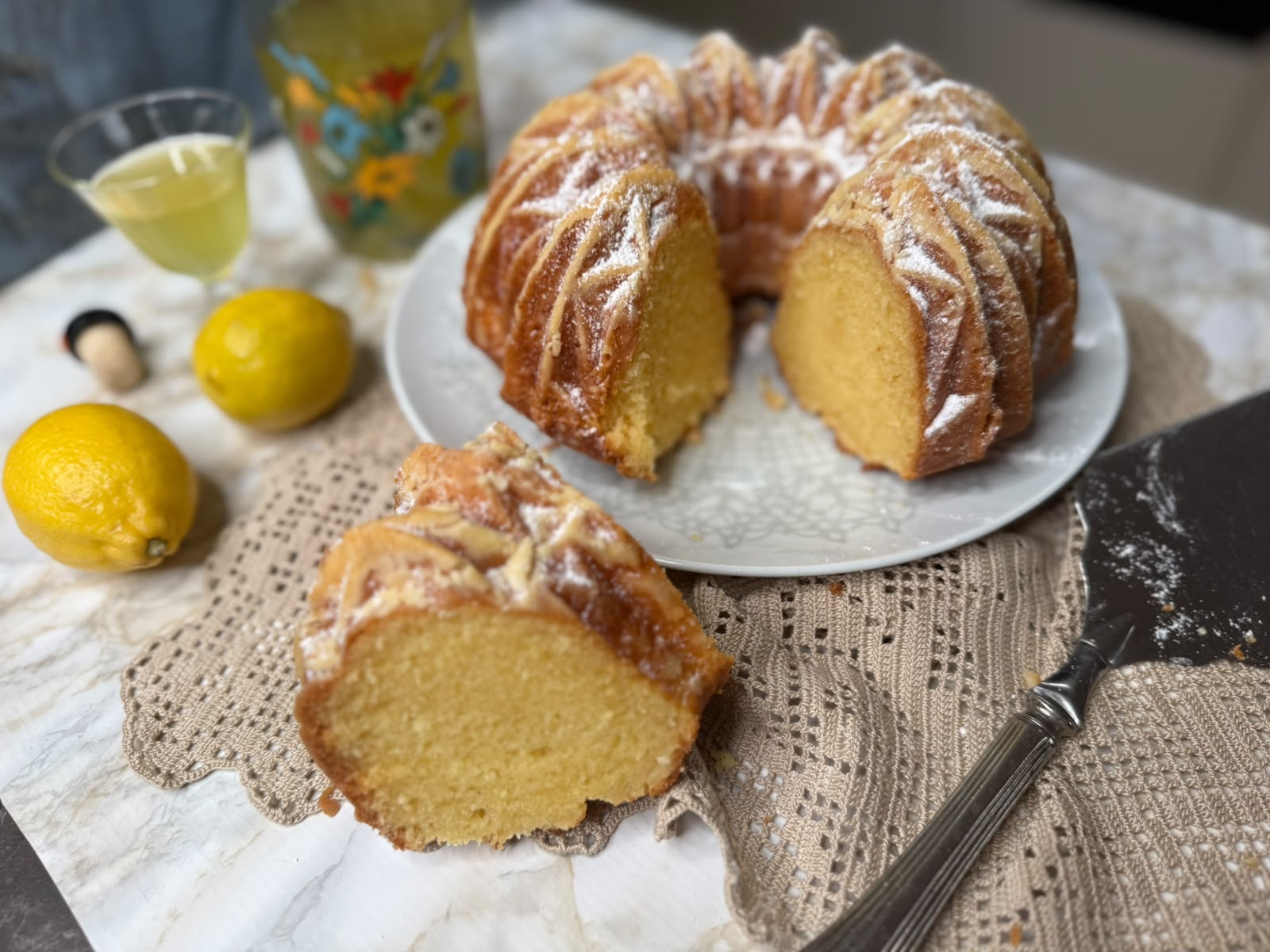 Ciambella al mascarpone e limoncello